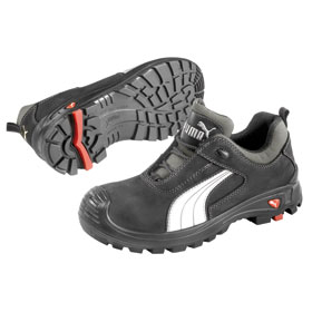 Sicherheitsschuhe Fußschutz S3 HROSRC PUMA Halbschuh, Farbe: schwarz-weiß, m. Kunststoffkappe,
