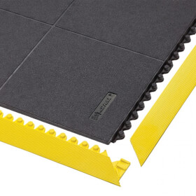 Notrax Cushion Ease Solid Anti-Ermdungs-Bodenplatte rutschhemmende Gummi-Fliese zum Verbinden