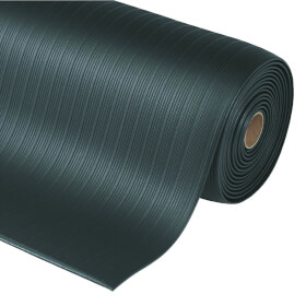 Notrax Airug Plus Anti - Ermdungsmatte schwarz rutschhemmende Arbeitsplatzmatte mit hohem Stehkomfort