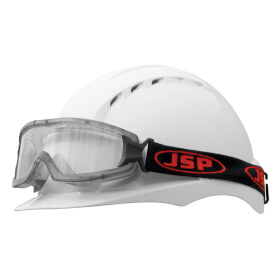 JSP EVO Schutzbrille Antibeschlag mit niedrigem Profil und weichem EVA Gehäuse