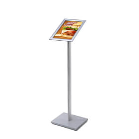 Infoständer JANSEN DISPLAY Infoständer mit Plakatrahmen DIN A4 (21, 0 x 29, 7 cm), 