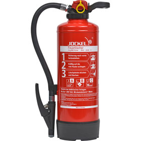 Jockel Pulver - Feuerlöscher P6JX34 FR mit Auslösung über Schlaghaube