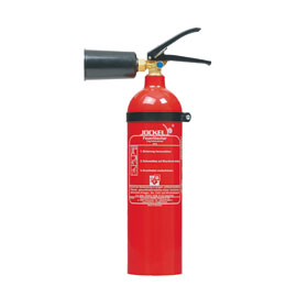 Jockel Kohlendioxid - Feuerlscher K2J Gaslscher mit Druckhebelarmatur und Schneebrause