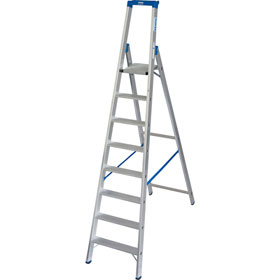 Leitern Stufen - Stehleitern KRAUSE Stufen - Stehleiter (Alu), einseitig besteigbar, 