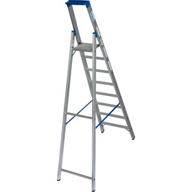 Leitern Stufen-Stehleitern KRAUSE Stufen-Stehleiter (Alu), einseitig besteigbar,
