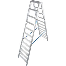Leitern Stufen-Doppelleitern KRAUSE Stufen-Doppelleiter (Alu), beidseitig besteigbar,