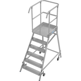 Podestleiter KRAUSE Podestleiter (Leichtmetall), einseitig besteigbar, 