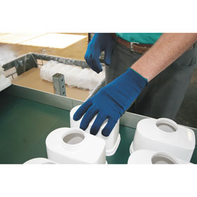 Arbeitshandschuhe Mechanischer Schutz Strickhandschuhe KCL PolyTRIX BN mit Fingerkuppenverstärkung,
