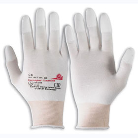Arbeitshandschuhe Mechanischer Schutz Feinmechanische Schutzhandschuhe KCL Camapur Comfort, Farbe: weiß, 