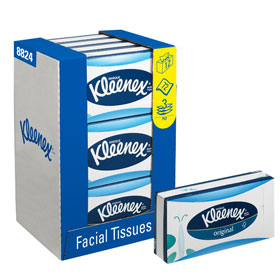 KLEENEX Kosmetiktcher 3 - lagig, besonders hohe Qualitt