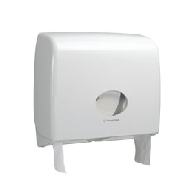 AQUARIUS Spender für Großrollen Toilettenpapier für Bereiche mit hohem Verbrauch