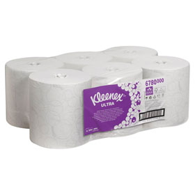 KLEENEX Ultra Rollenhandtcher besonders saugfhig, 2 - lagig