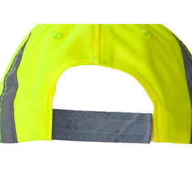 Warn-Kappe für Erwachsene mit Reflexelementen Farbe: gelb