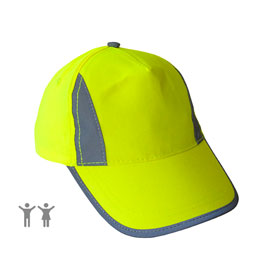 Warn - Kappe fr Kinder mit Reflexelementen Farbe: gelb
