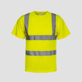 Korntex Warnschutz T - Shirt Farbe: fluoreszierend gelb