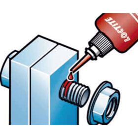 Loctite 2701 hochfeste Schraubensicherung für verchromte Flächen
