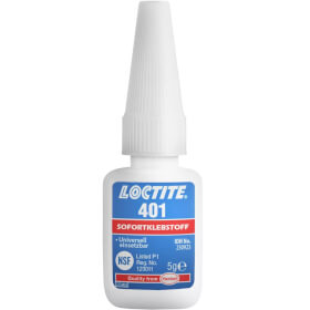 Loctite 401 Cyanacrylat Sekundenkleber, 1K universal