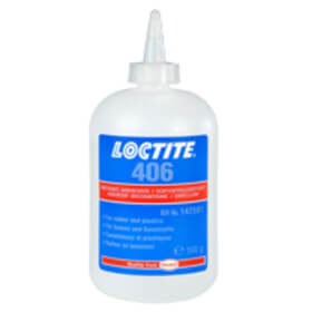 Loctite 406 Cyanacrylat Sekundenkleber, 1K für Gummi und Kunststoff