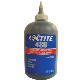 Loctite 480 Cyanacrylat Sekundenkleber, 1K fr stofeste Verklebungen