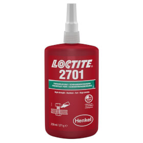 Loctite 2701 hochfeste Schraubensicherung für verchromte Flächen