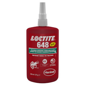 Loctite 648 hochfester Fügeklebstoff für Getriebwellen und Rotoren