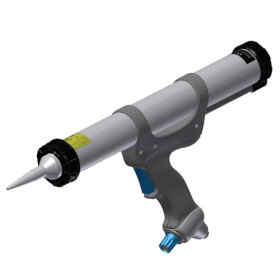 Teroson ET Softpress Dosiergert pneumatische Silikonpistole fr alle 1K Klebstoffe