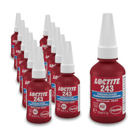 12x Loctite 243 mittelfeste universal Schraubensicherung