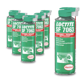 6x Loctite SF 7063 Schnellreiniger zum Reinigen und Entfetten