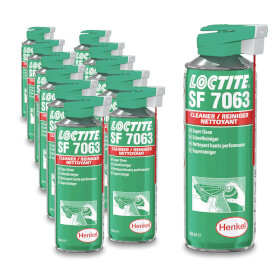 12x Loctite SF 7063 Schnellreiniger zum Reinigen und Entfetten