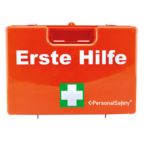 Verbandkasten orange Erste Hilfe Koffer DIN 13157, € 17,90