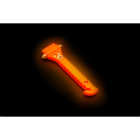 Lifehammer Rettungshammer Classic Glow in the Dark orange Nothammer fr das Zertrmmern von Autoscheiben