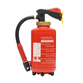 Minimax Fettbrand - Feuerlöscher WF 3 nG mit Druckhebelarmatur