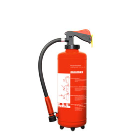 Minimax Fettbrand - Feuerlöscher WF 6 nG mit Druckhebelarmatur