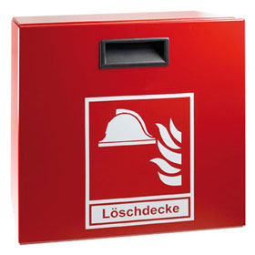 Schutzbox fr Lschdecke Lschdeckenbehlter LD1 , aus verzinktem Stahlblech