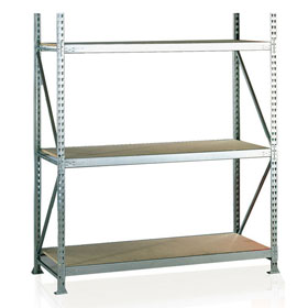 META MINI - RACK Weitspann - Grundregal 3 Regalbden (Spanplatte V20 / E1 - Natur)