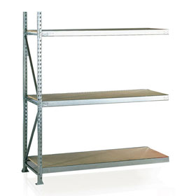 META MINI - RACK Weitspann - Anbauregal 3 Regalbden (Spanplatte V20 / E1 - Natur)