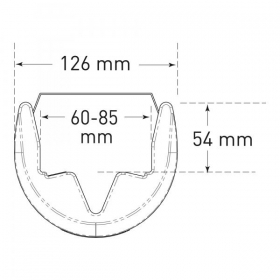 MORION Regal-Anfahrschutz Kunststoff 12 6 cm Rammschutz für Regalstützen  kaufen