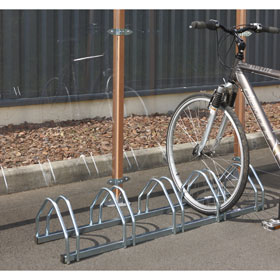 Fahrradständer zweiseitige Radeinstellung, 5 Einstellplätze