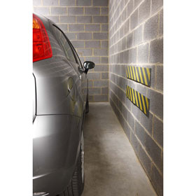 Garagenwandschutz-Set gelb/schwarz selbstklebender Schaumstoff extra lang  kaufen