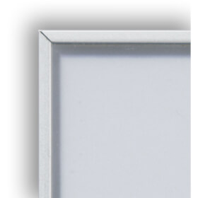 NEW AGE Türschild A5 Querformat, hochfeste, silber matte Aluminiumprofile,