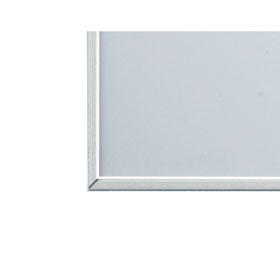 NEW AGE Infotafel A3 Hochformat, hochfeste, silber matte Aluminiumprofile,