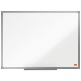 Nobo Essence Whiteboard Stahl 120 x 90 cm magnetisch mit Alurahmen, Montageset und Stiftablage