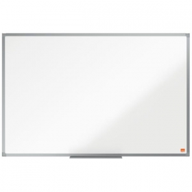 Nobo Essence Whiteboard Emaille 90 x 60 cm magnetisch mit Alurahmen, Montageset und Stiftablage