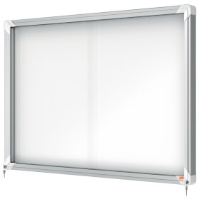 Nobo Schaukasten Premium Plus 8x DIN A4 für den Innenbereich, mit magnetischer Metalloberfläche und Alurahmen