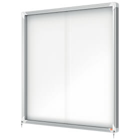 Nobo Schaukasten Premium Plus 12x DIN A4 für den Innenbereich, mit magnetischer Metalloberfläche und Alurahmen