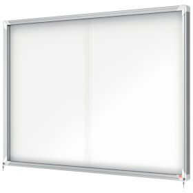 Nobo Schaukasten Premium Plus 18x DIN A4 für den Innenbereich, mit magnetischer Metalloberfläche und Alurahmen