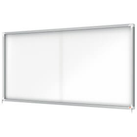 Nobo Schaukasten Premium Plus 27x DIN A4 für den Innenbereich, mit magnetischer Metalloberfläche und Alurahmen