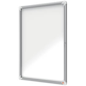 Nobo wetterfester Schaukasten Premium Plus 9x DIN A4 für Innen- und Außenbereiche, mit hochwertigem Alurahmen, magnetisch