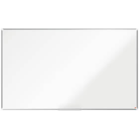 Nobo Whiteboard Melamin Premium Plus 200 x 100 cm mit Aluminiumrahmen, inkl. Montagematerial und Stiftablage