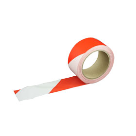 Absperrband rot / weiß extrem reißfestes Warnband, 5, 0 cm x 100 m